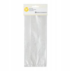 PACK 50 WILTON TRANSPARTENT TREAT BAGS (191000863)