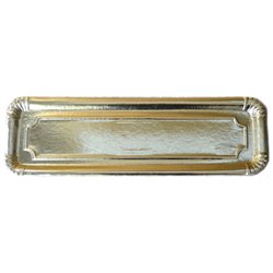 GOLD TRAY A-4 PACKAGE 100 UNITS ( 13 X 45 CM. )