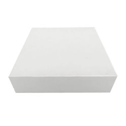 BTE CARR CAKE BOX ( 23 X 23 X H: 10 CM. ) BLANCHE PACKAGE 50 UNITS