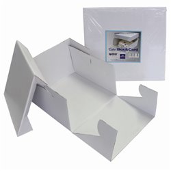 WHITE CAKE BOX 25 X 25 X 15 CM. PME ( CBO804 )