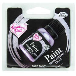 PEARLESCENT LILAC EDIBLE PAINT ( PEARLESCENT LILAC ) 25 ML RAINBOW DUST