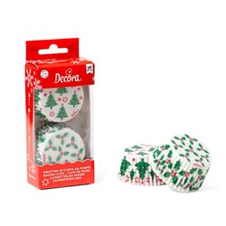 36 CAPSULES CHRISTMAS TREE AND HOLLY DECORATION ( 0339870 )