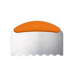 SPATULA WITH TOOTHED BLADE 22,5 X 11 CM DECORATED ( 0271027 )