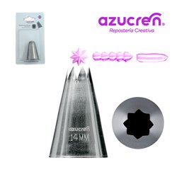8-POINT STAR NOZZLE 14 MM "SUGAR" IN BLISTER PACK