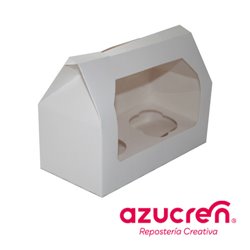 BOX 2 WHITE CUPCAKES REF. AZUCREN