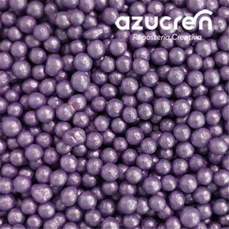 ZUCKERPERLEN VIOLETT 4 MM ZUCKERDOSE 90 GRAMM