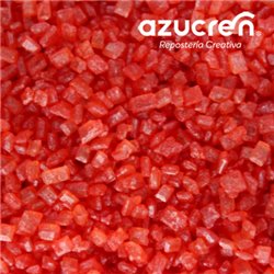 CRISTALES DE AZUCAR ROJO AZUCREN BOTE 80 GRAMOS