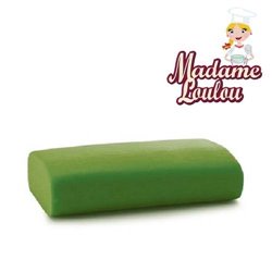 GLUTEN-FREE FONDANT BRIGHT GREEN 1 KG. MADAME LOULOU ( MPR1014 )