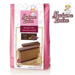 GLUTEN-FREE CHOCOLATE SPONGE CAKE 400 G MADAME LOULOU ( ML6002-6 )