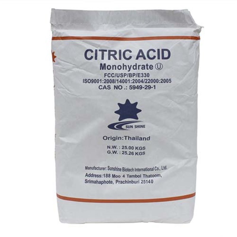 Acido Citrico Monohidratado Saco 25 Kg 3565