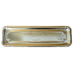 TRUNK TRAY GOLD T-2 PACKAGE 100 UNITS ( 10 X 35 CM. )