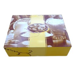 CAKE BOX Nº 3 BOX 100 UNITS ( L: 30 CM, W: 20 CM, H: 9 CM )