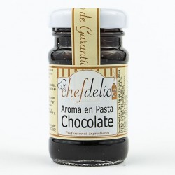 CHOCOLATE IN PASTE EMULSION 50 GRAMS CHEFDELICE ( 2508 )