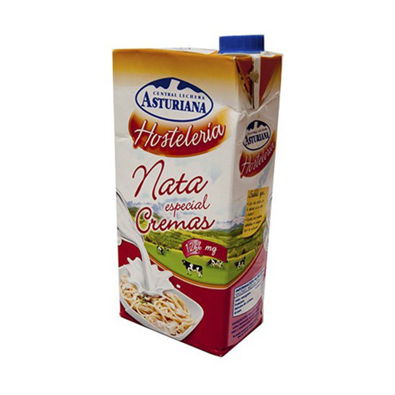 ASTURIAN COOKING CREAM 12% CREAMS - BOX 6 CANS OF 1 LITRE