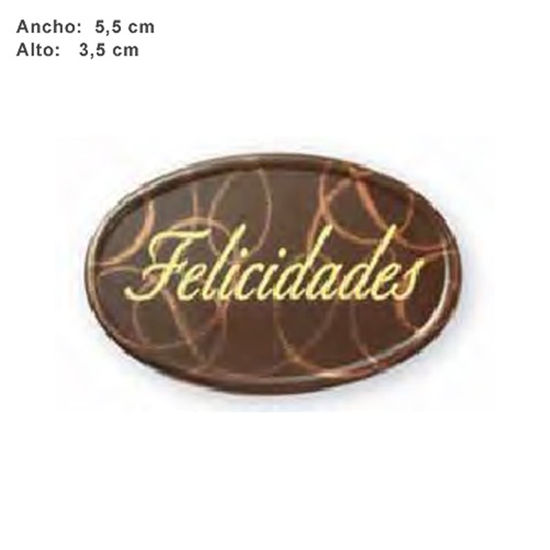 FELICIDADES CHOCOLATE CAJA 60 UNIDADES ( 14661F10P )