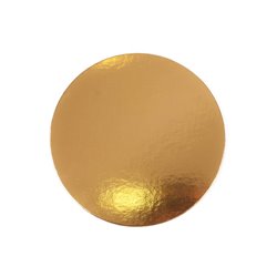 GOLD DISC 28 CM. PACKAGE 100 UNITS
