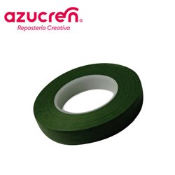 27 METRES OF GREEN 12 MM FLOWER WIRE WRAPPING TAPE